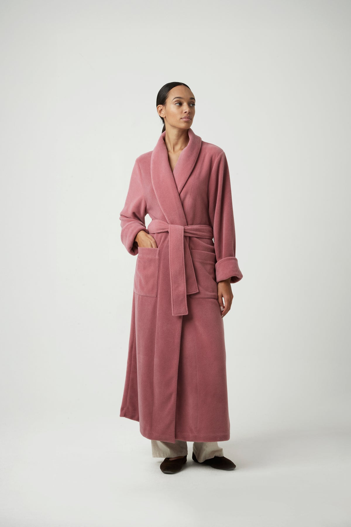 Pluto Ruth Robe Knitted, Intense Pink/Pink