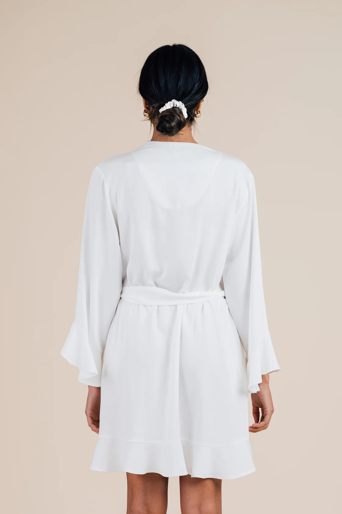 HALFASLEEP Ruffle Robe , Cloud