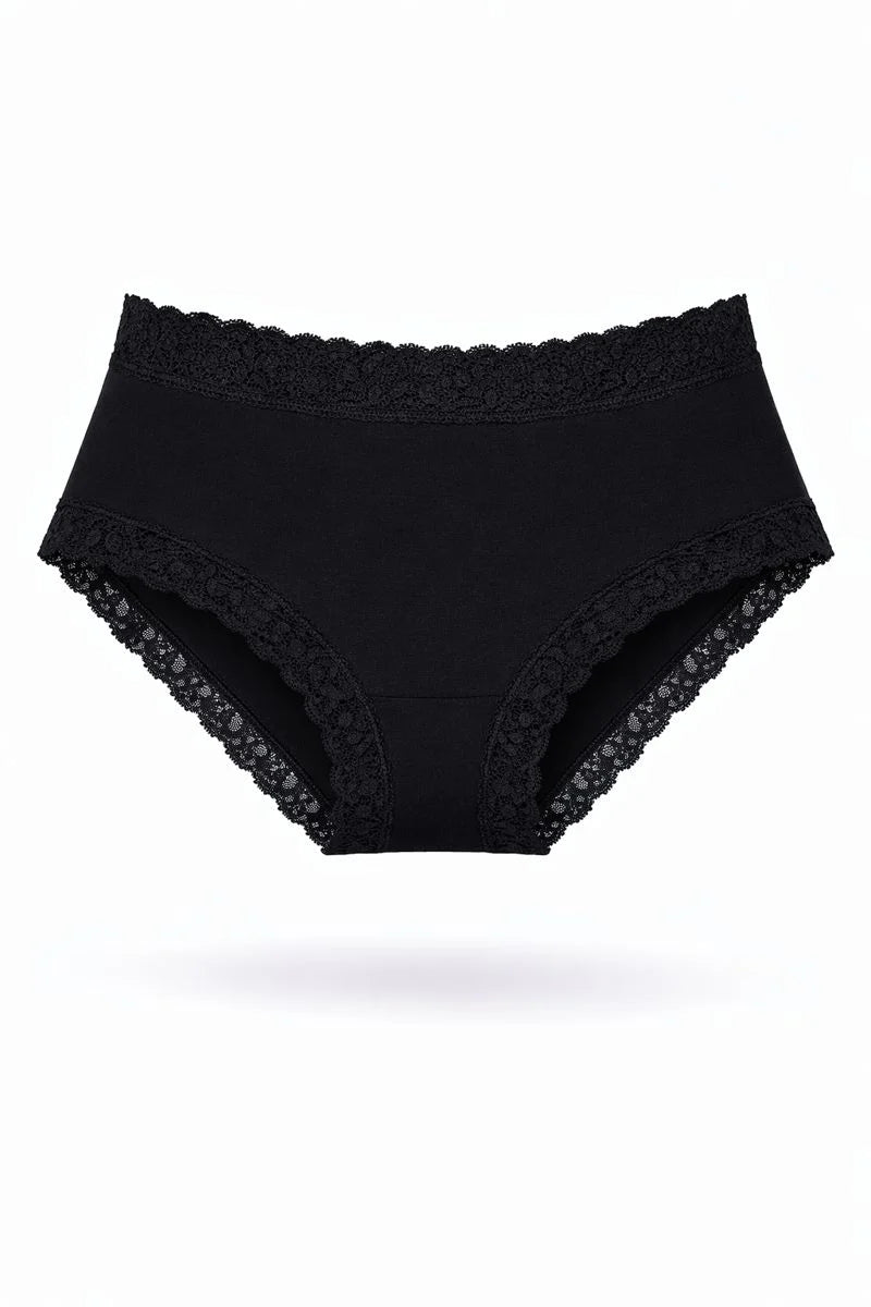 SL301 Iconic Lace Brief 3 Pack, Black