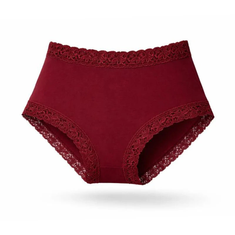 SL301 Iconic Lace Brief 3 Pack, Cabernet