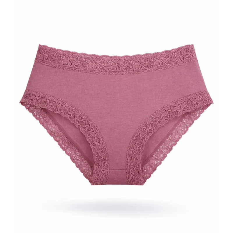 SL303 Tencel Modal Lace Bikinis, Mesa Rose