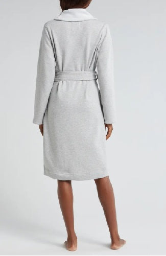 UGG Women's Duffield Terry Cotton Robe, Seal Heather