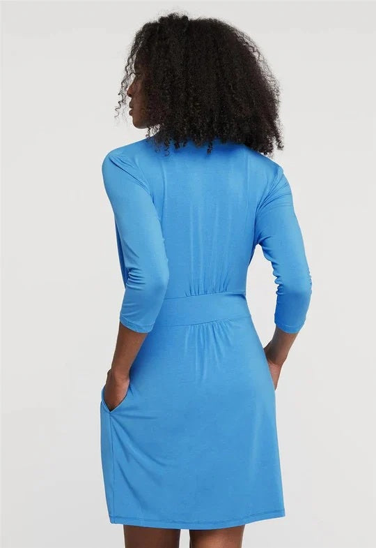 Fleur't Iconic Robe with Silk Ties , Malibu