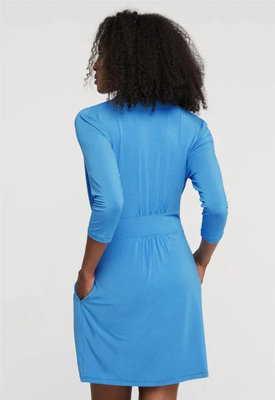 Fleur't Iconic Robe with Silk Ties , Malibu