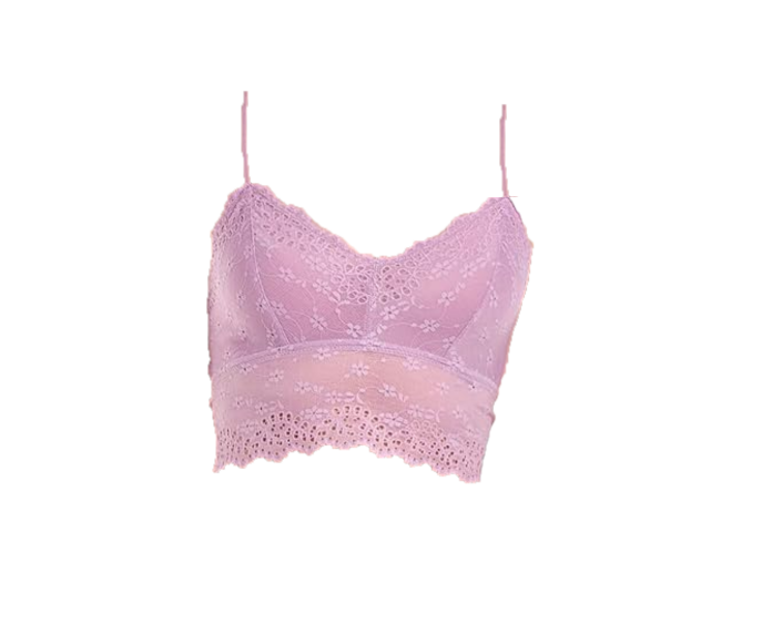 B.tempt'd Wacoal Inspired Eyelet Bralette, Lavender HRB 588