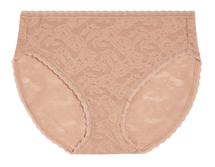 Wacoal Women's High Profile High-Cut Lace Underwear Panty,  Nude 255