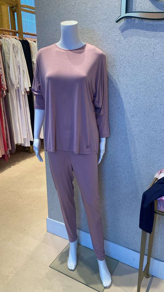 Vanilla Pajamas Long Sleeved 3049RN, Heather pink