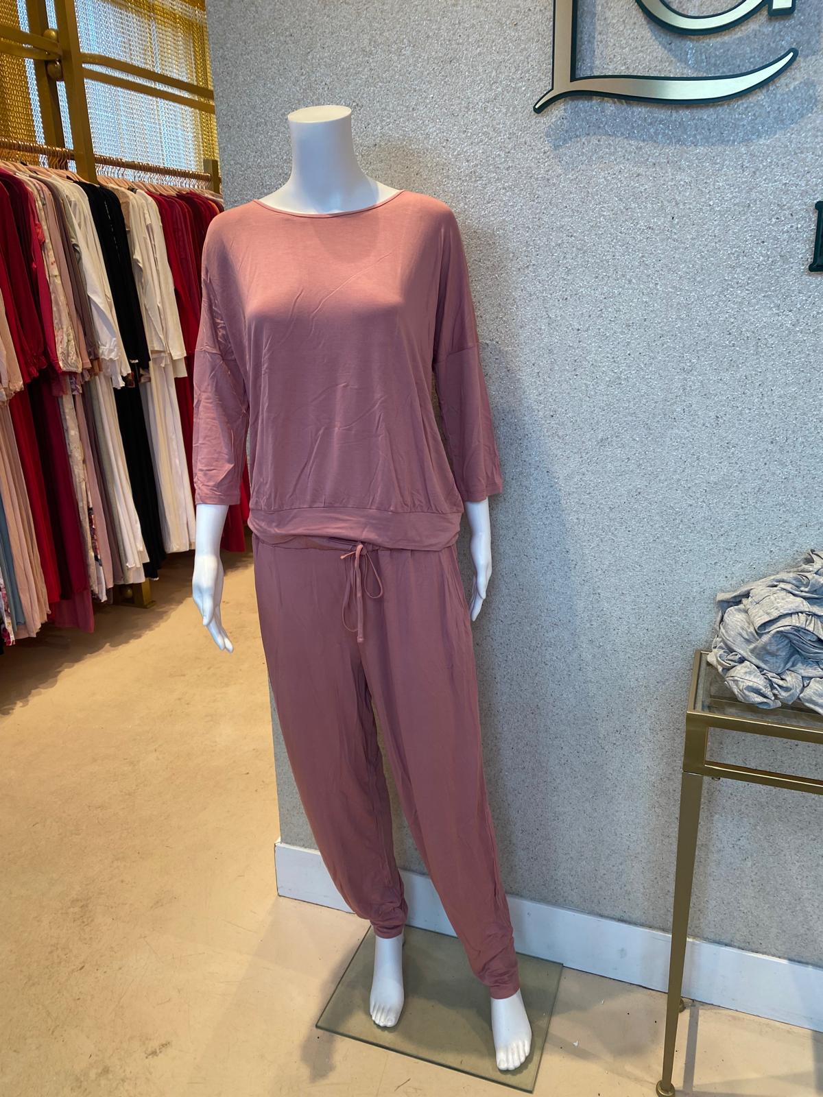 Oh Zuza Pajama Lounge Set, Antique Rose