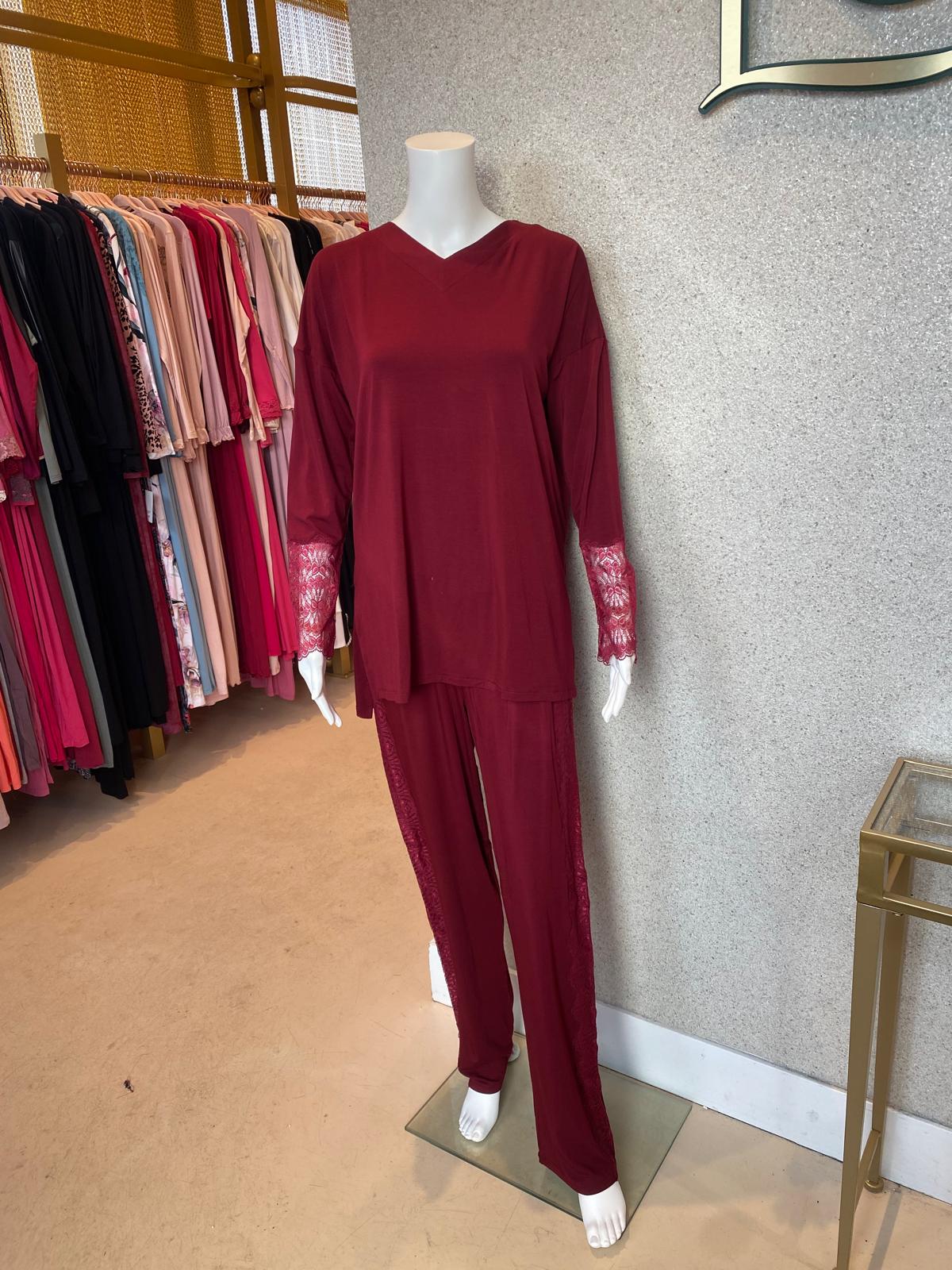 Poem Long PJS, Red Wine