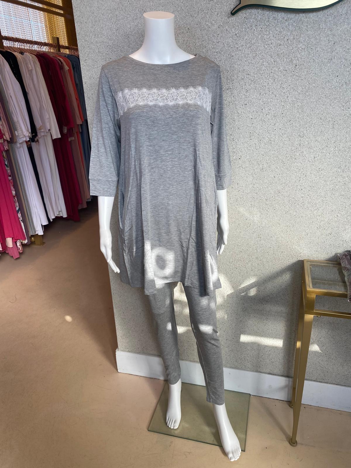 Oh Zuza! Tunic Set, Grey