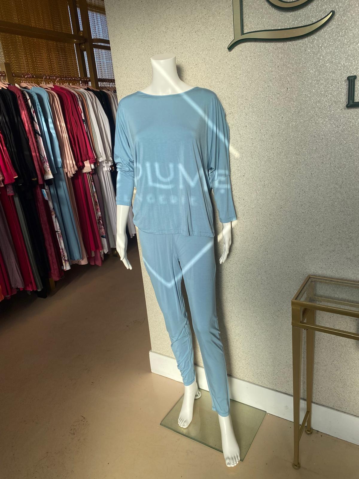 Vanilla Pajamas Long Sleeved 3049RN, Aqua