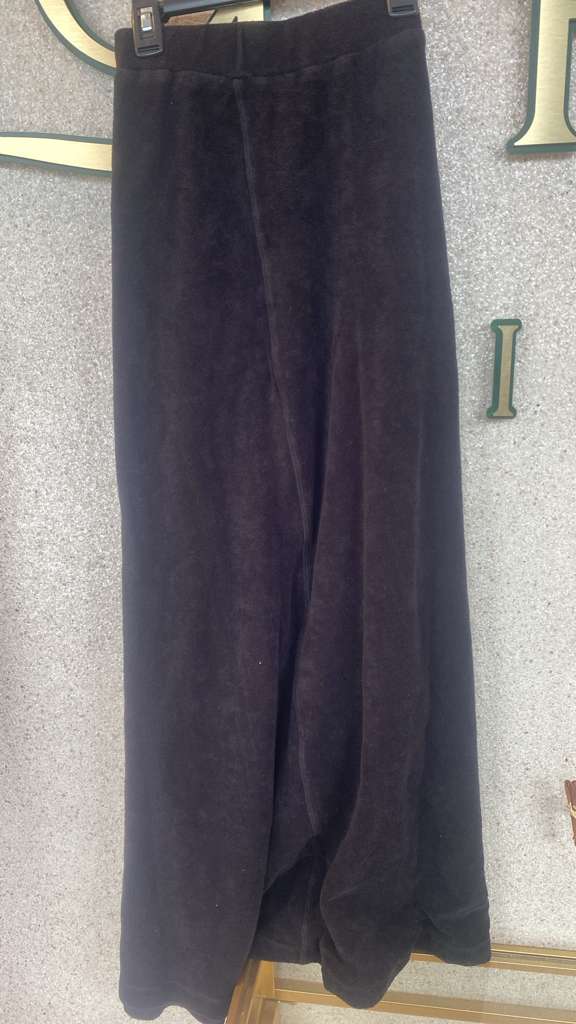 Terry Skirt, Black/Camel