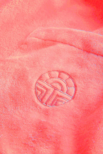Feraud Open Cuff Bathrobe, Coralle