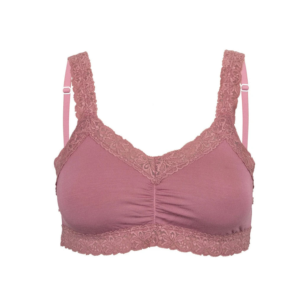 She Intimates Iconic Lace Bralette, Mesa Rose