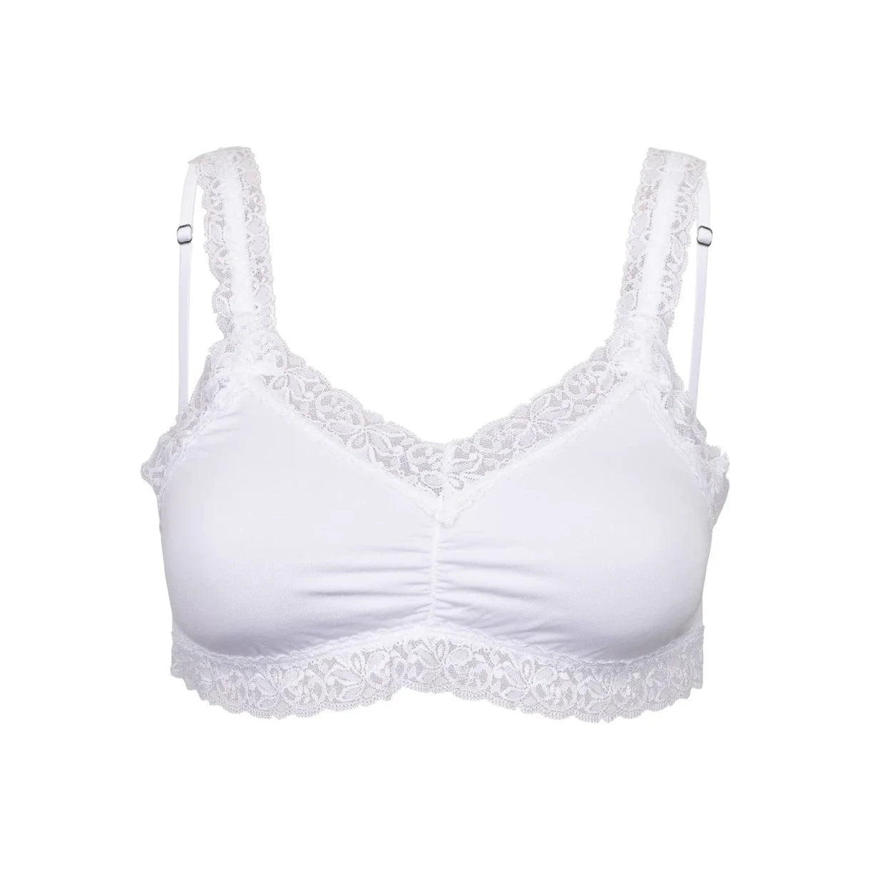 She Intimates Iconic Lace Bralette, White