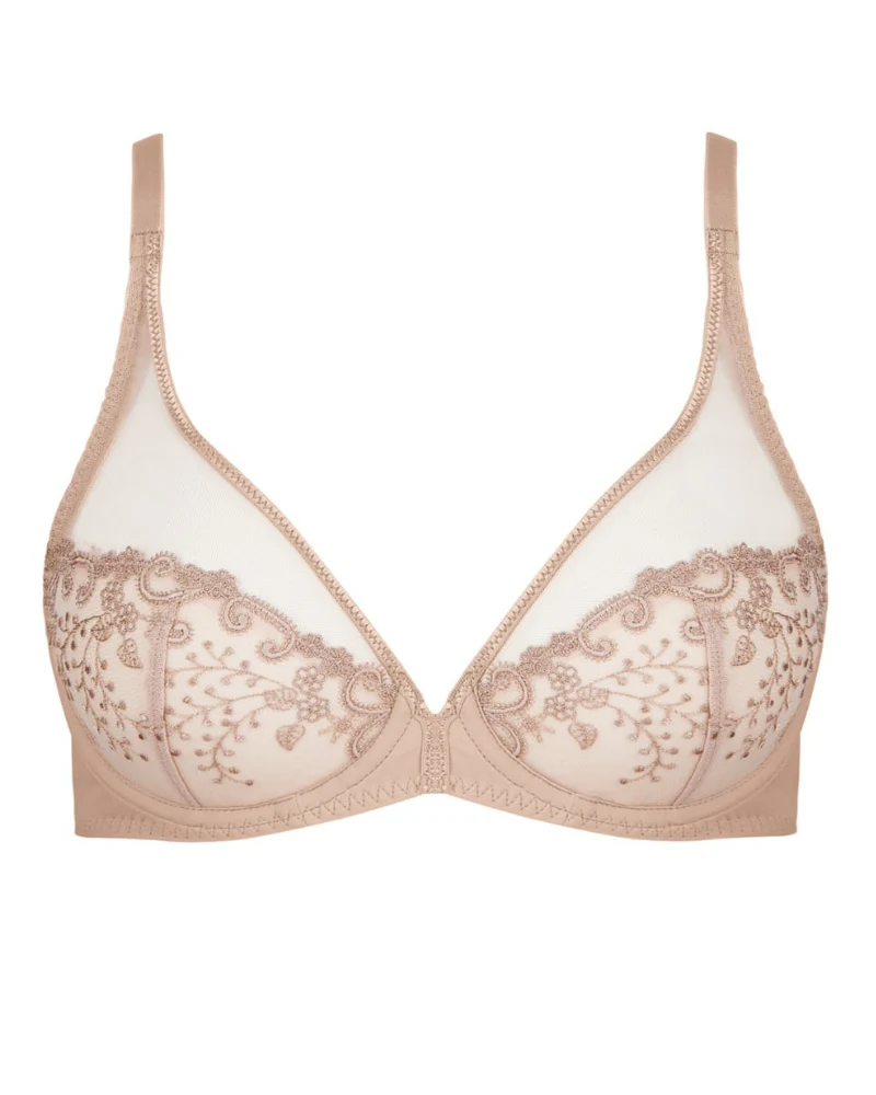 Simone Perela Delice Full Coverage Plunge, Nude