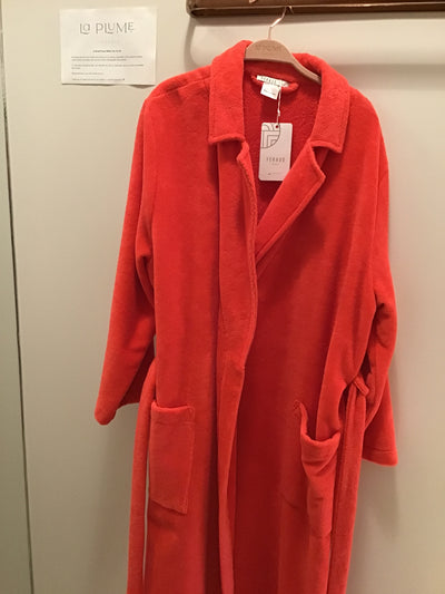 Feraud Open Cuff Bathrobe, Coralle
