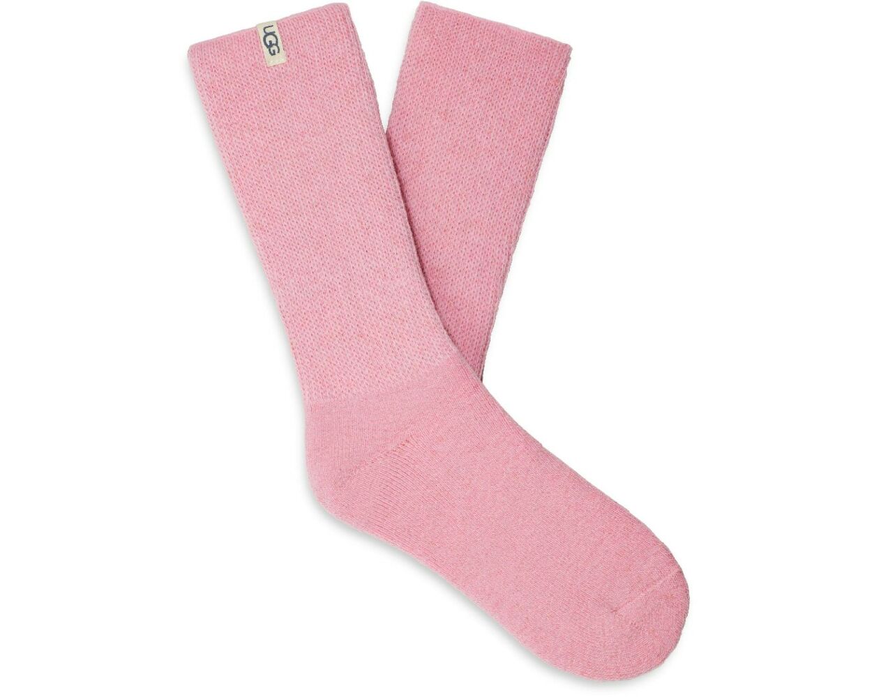 Shealy Cozy Crew Sock, Pink Meadow