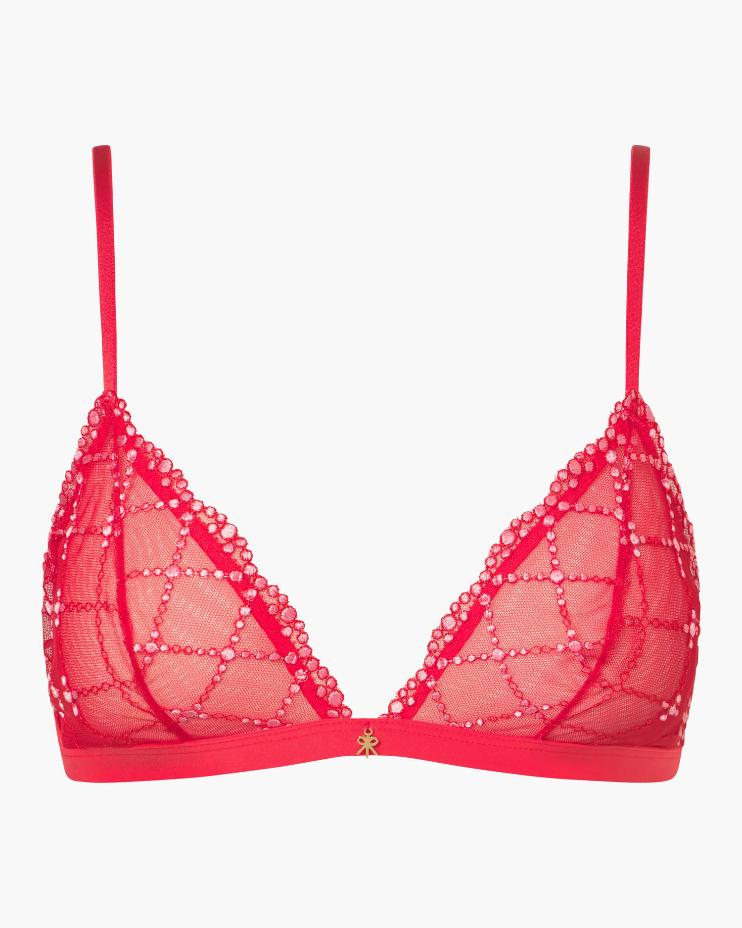 COSABELLA Avventura Triangle Bralette, Lbisc/Passiflora