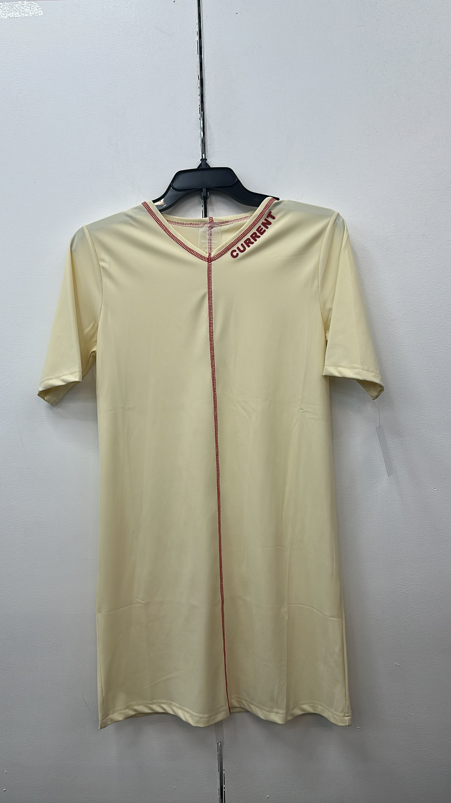 CURRENT Long Swim Shirt YDS-9, Cream/Red