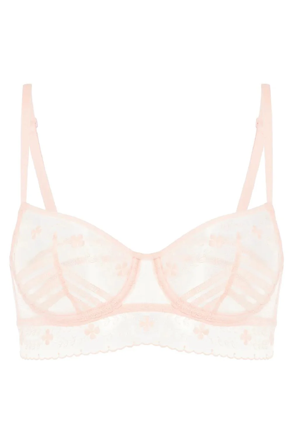 Simone Perele Marthe Half Cup Bra, Petal Powder 332