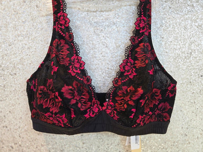 COSABELLA Savona Bralette , Black/Fragolino