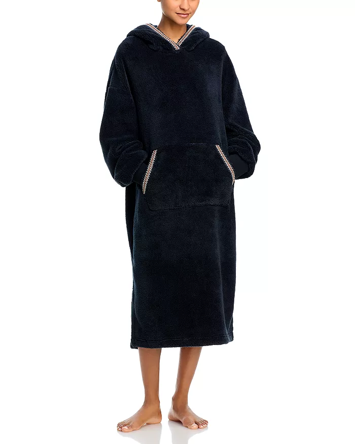 UGG Fluff Oversized Hoodie Caftan, Black