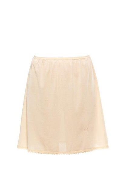 Gemsli Basic Nylon Half Slip with Lace Edge HK300, Taupe