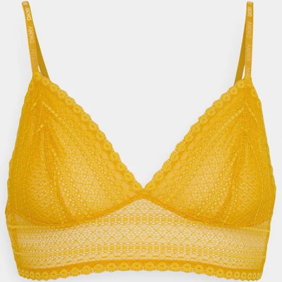 DKNY - Table Tops Lace Bralette, Gold