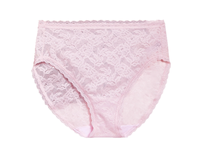 Wacoal Women's High Profile High-Cut Lace Underwear Panty, Ballet Slip 684
