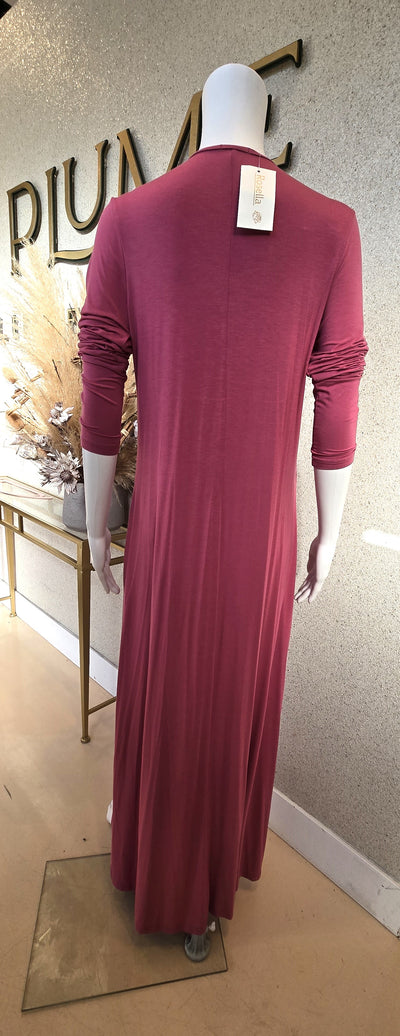 Rosella Jumper Style Nursing Nightgown, Strawberry