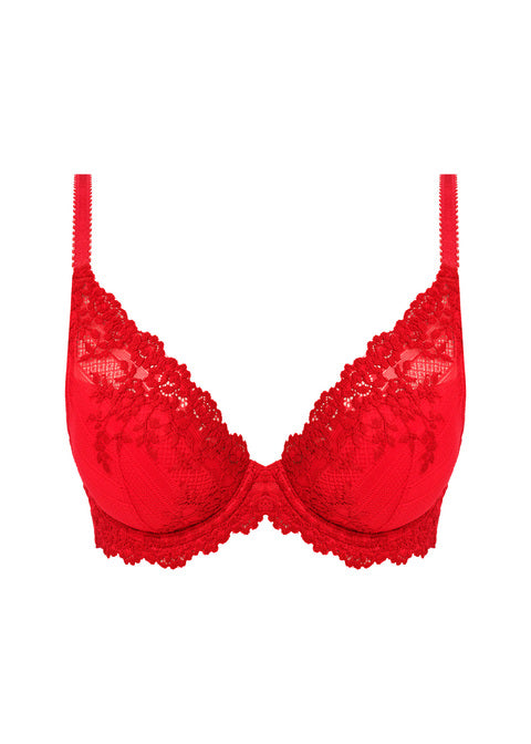 Wacoal Embrace Lace Bra, Equestrian Red