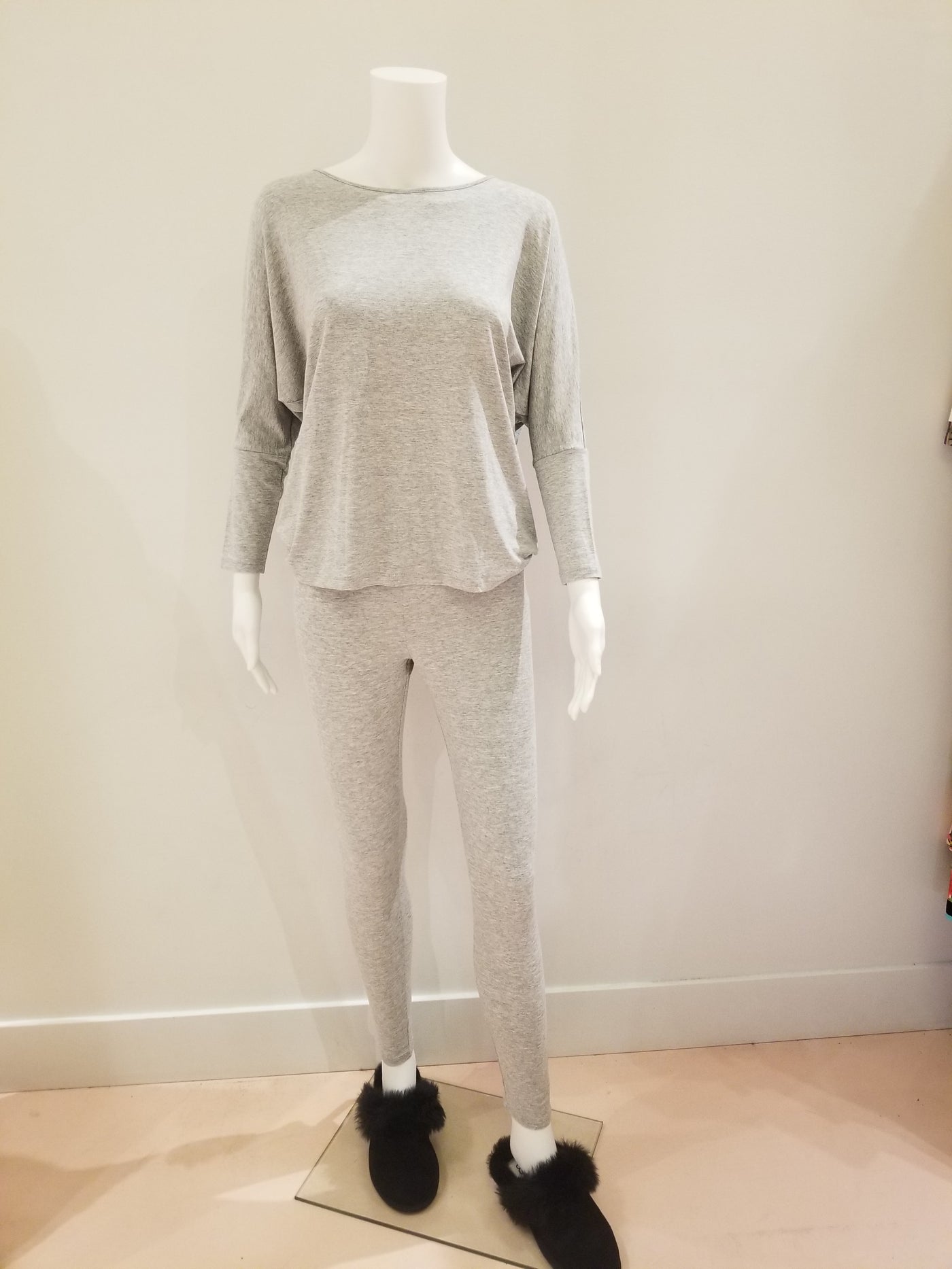 Vanilla Pajamas Long Sleeve, Grey