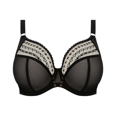 Elomi Matilda Underwire Plunge Star Bra , Black
