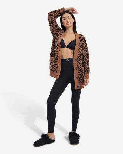 UGG Joselyn Cardigan II, Jacquard, Cider Leopard