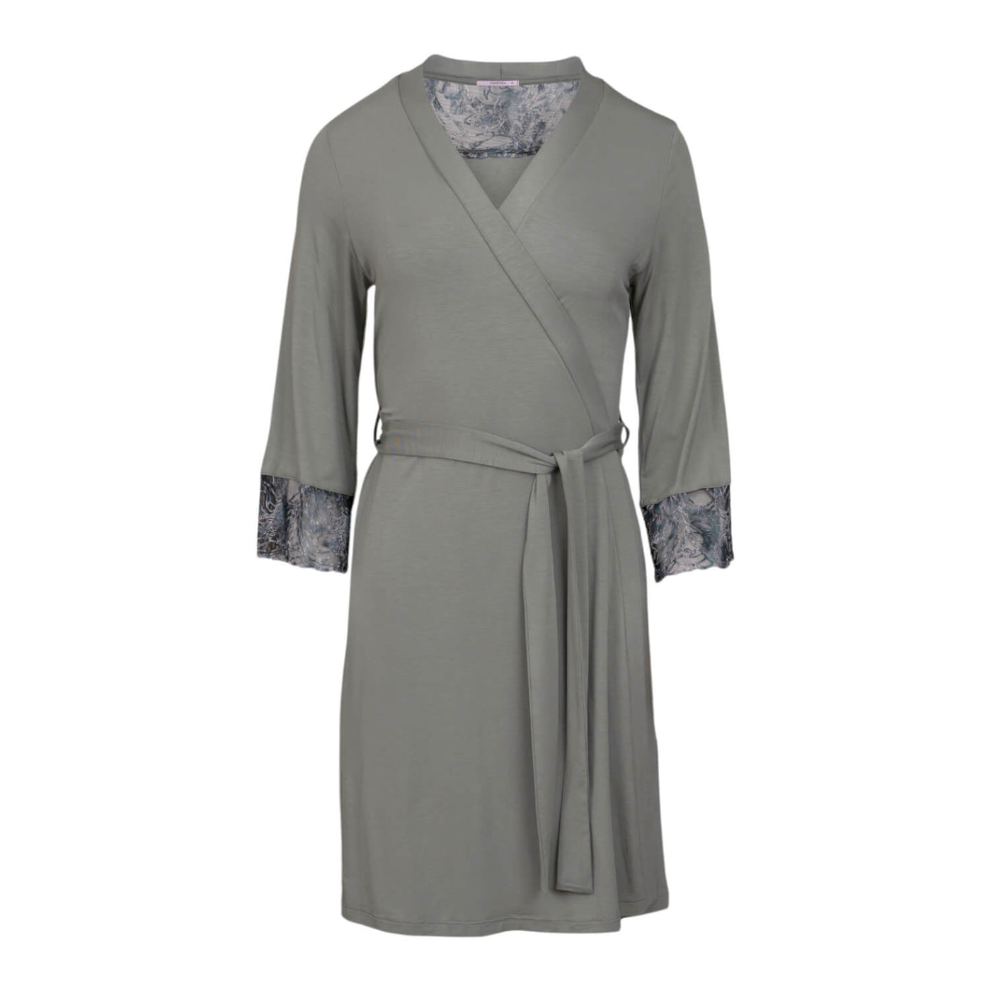 Oh ZUZA!  Robe with Lace Design , Agave Green