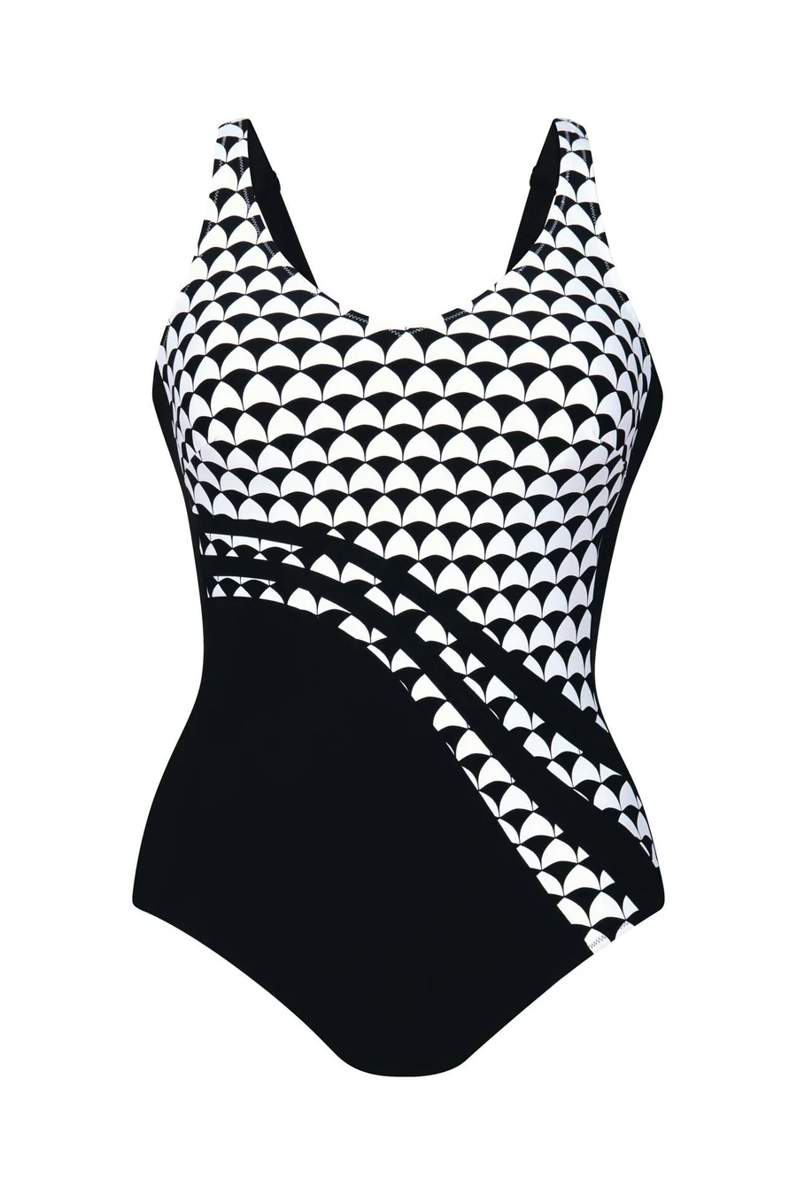 Anita Swimwear "Care Summer In Cannes" Swimsuit , Black/White