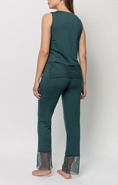 Oh ZUZA! Lace Pajamas Set , Green