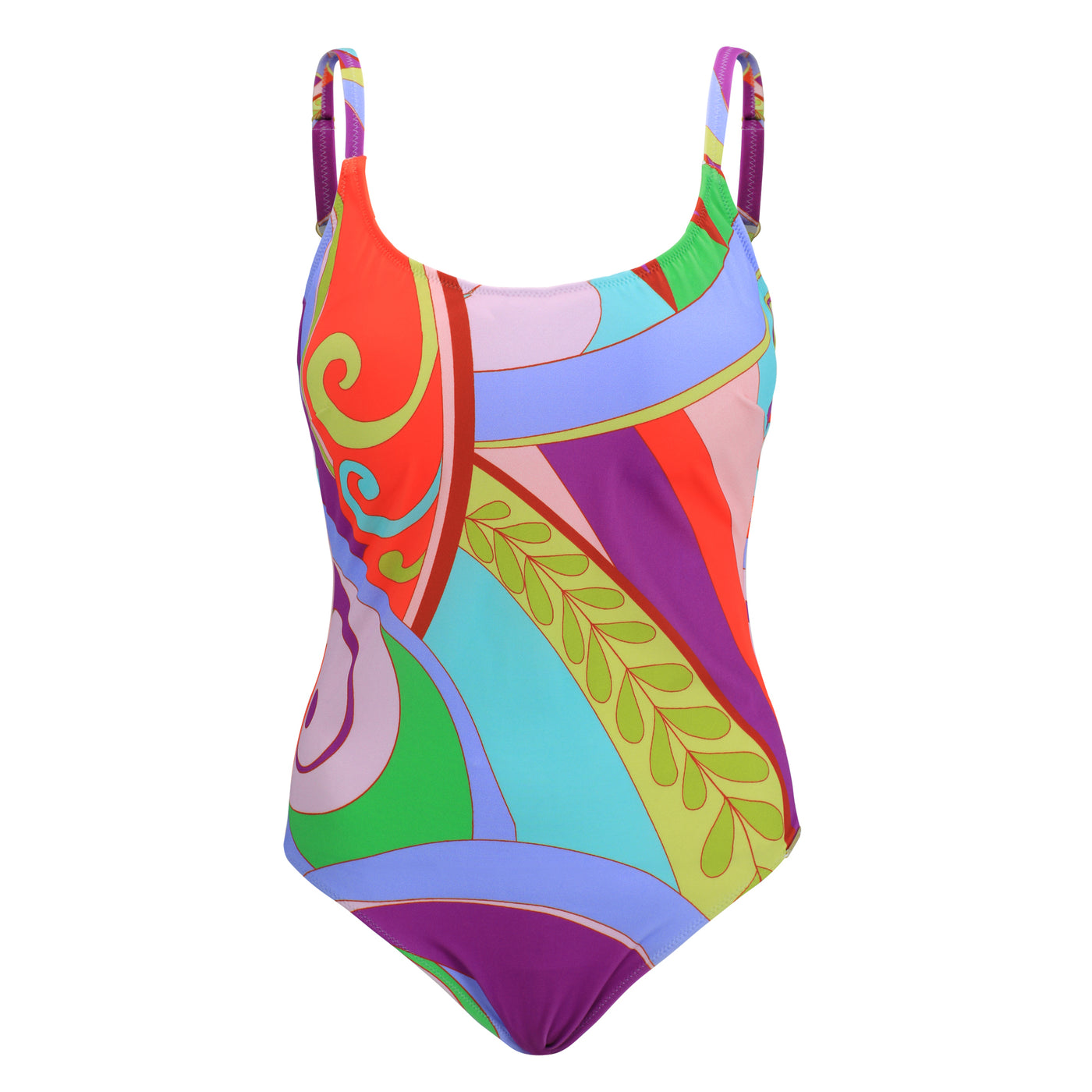 Furstenberg Swimwear, Cala Rossa Turkisbunt Swimsuit.