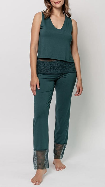 Oh ZUZA! Lace Pajamas Set , Green