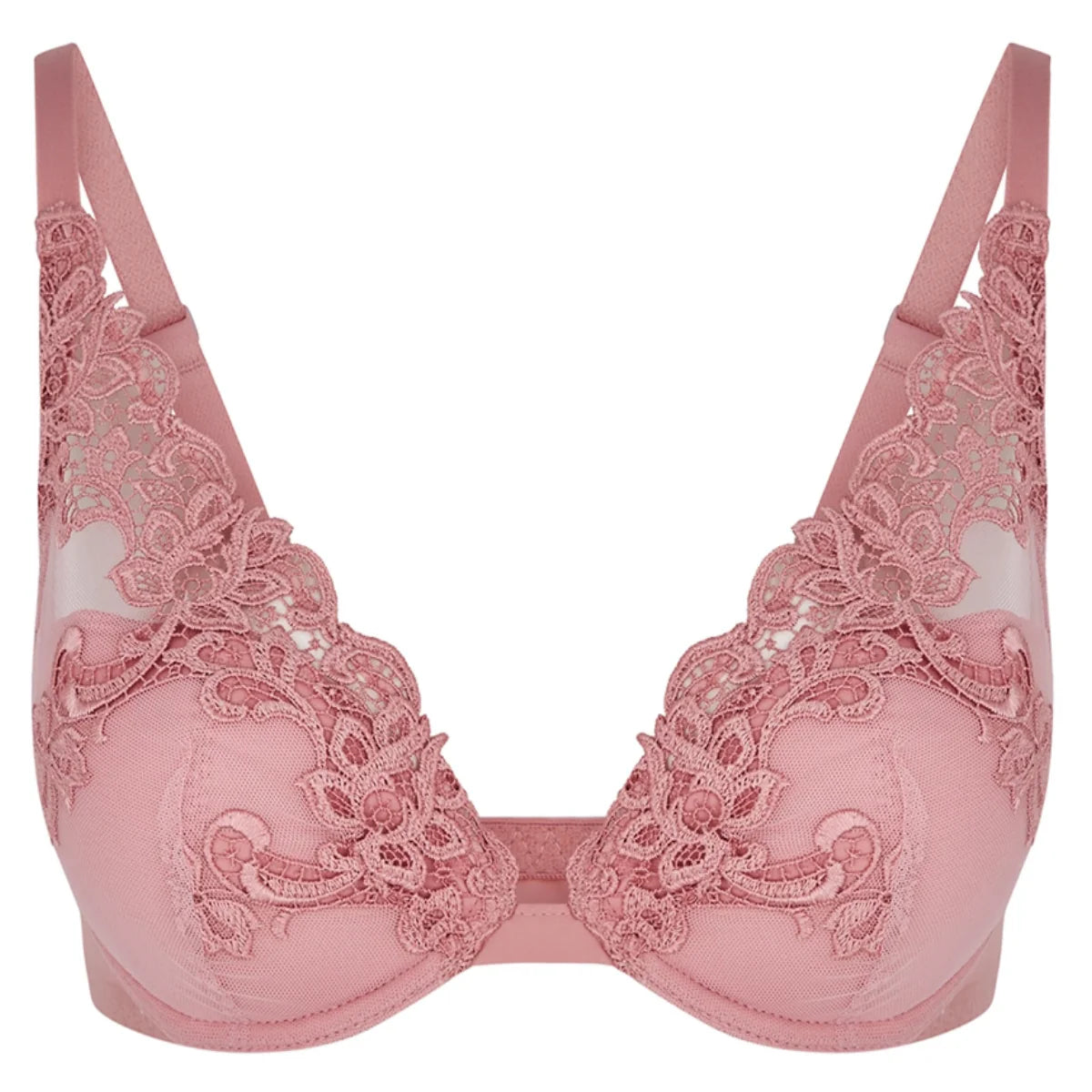 Simone Perele Decollete Push Up Bra, Plum