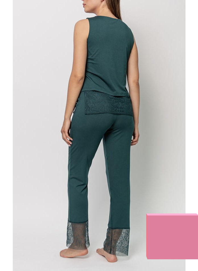 Oh ZUZA! Lace Detail  Pajamas Set , Strawberry