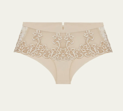 Simone Perele Saga Boyshort 15C630, Beige/Light Chocolate