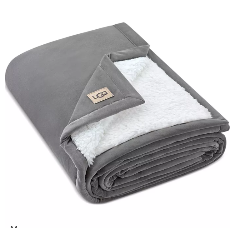 UGG Bliss Throw, Charcoal