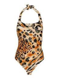 Gottex Safari Halter One-Piece Swimsuit , Safari
