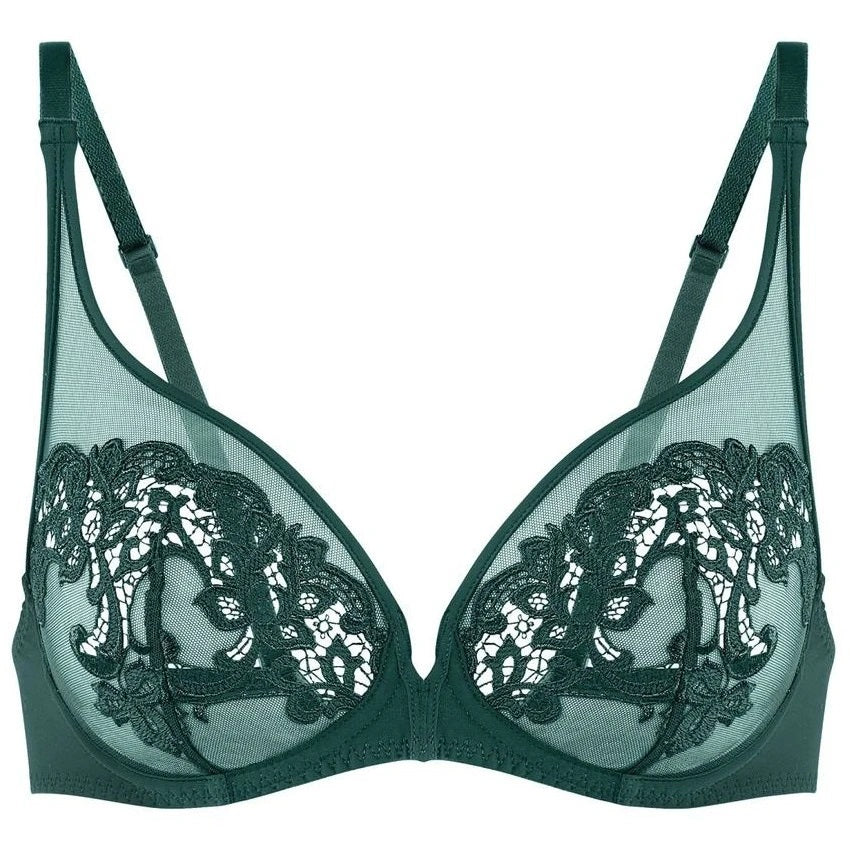 Simone Perele Saga Full Coverage Plunge 15C319, Topaz Beige 054