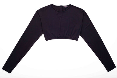 Gemsli Viscose Long Sleeve Crop Shell SH318