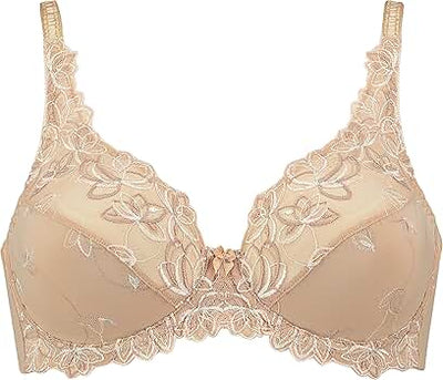 Simone Perele 3 Part Cup Minimizer Underwire Bra, Nude