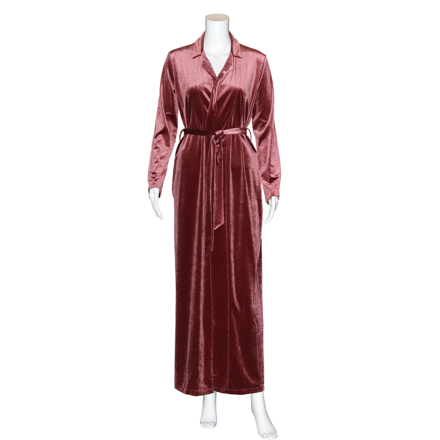 Rosella Long Velour Morning Robe 3141