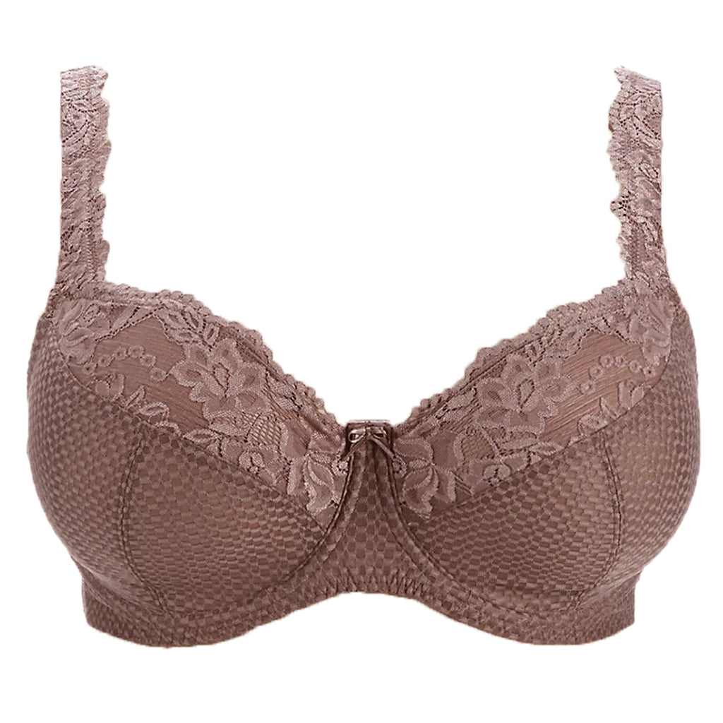 FFY Serena Lace Underwire Full Coverage Bra, Taupe